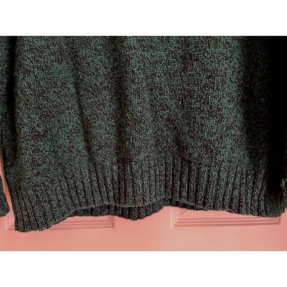 Vintage Eddie Bauer Dark Green Wool Sweater Size XLT - Picture 9 of 9